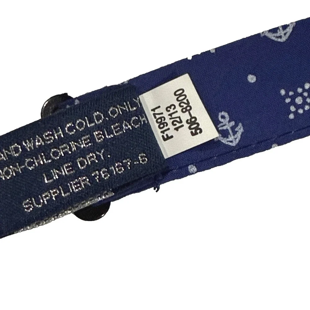 Bowtie Necktie Tie by Ted Baker Toddler Boy Kid Nautical Anchor Navy Blue Preppy